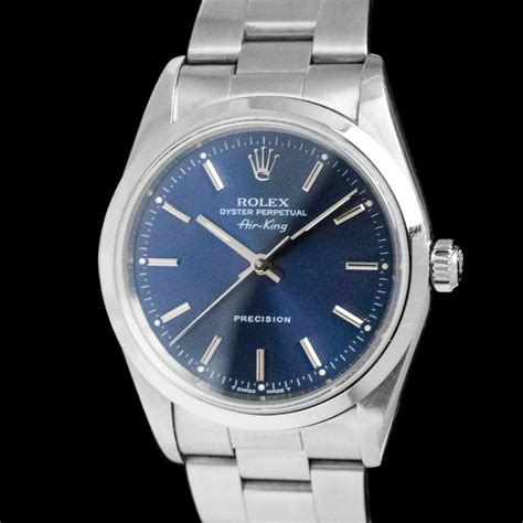 rolex air king 14000 blue|Rolex Air-King reference 14000.